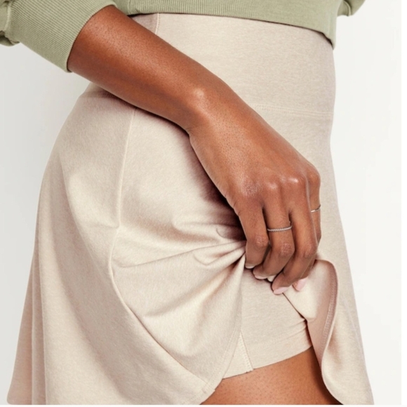 Old Navy Cloud+ Extra High Waisted Skort Cloud Compress Wishbone L - Picture 4 of 12